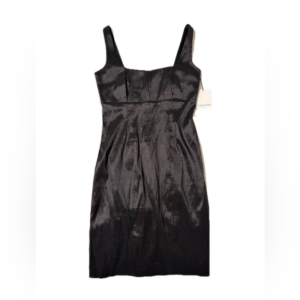 Calvin Klein Charcoal Midi Dress